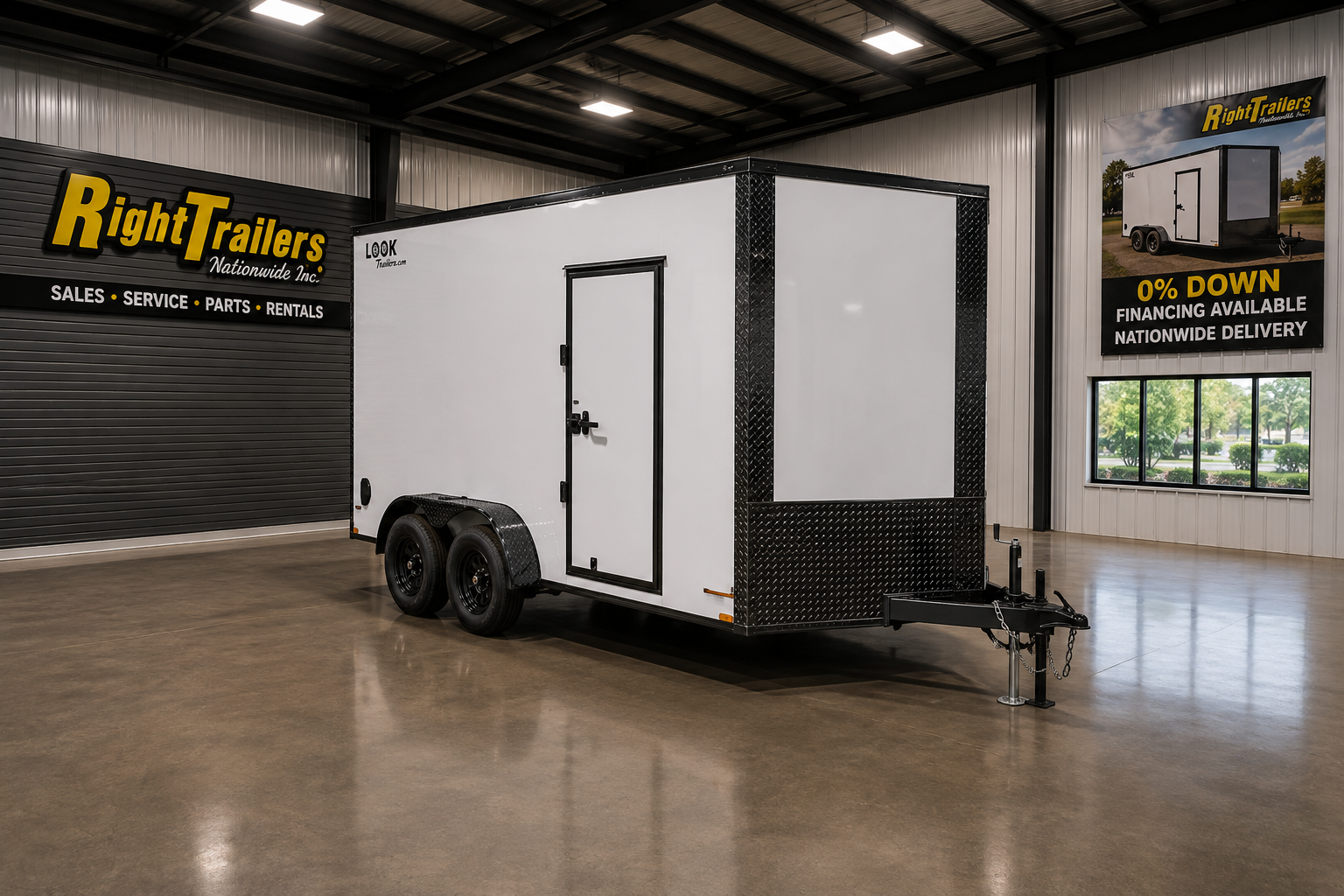 Cargo Enclosed Trailer Photo Enclosed Trailers for sale in Mississippi, Florida and Wisconsin