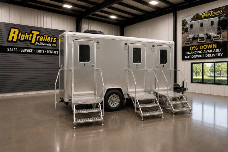 Restroom-Photo Restroom Trailers for sale in Mississippi, Florida and Wisconsin