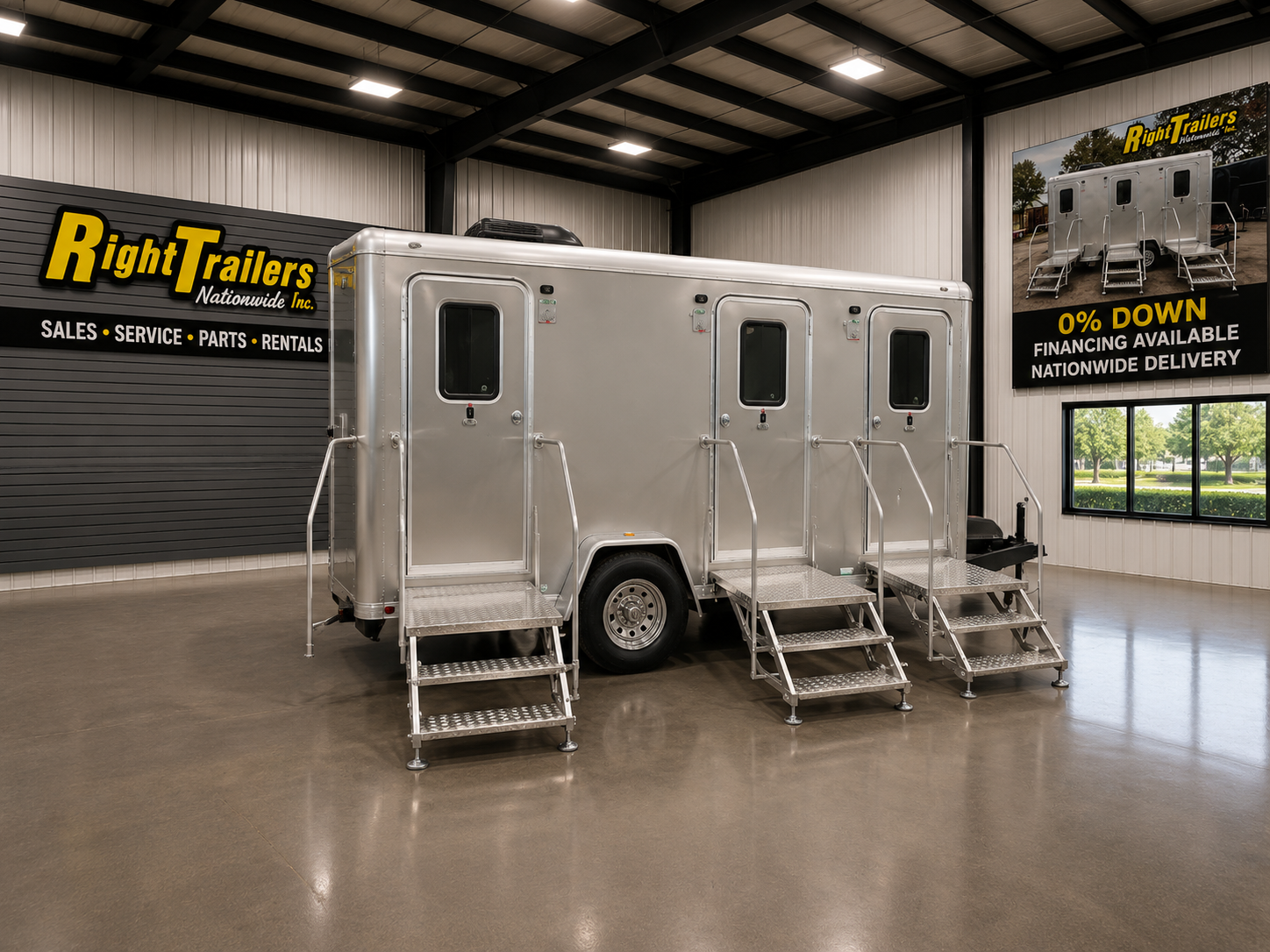 Restroom Photo Restroom Trailers for sale in Mississippi, Florida and Wisconsin